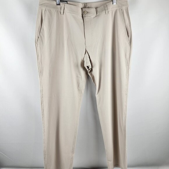 FootJoy Pants Mens 38x30 Stone Ivory Performance Knit Pants Stretch Waist FJ NWT - Picture 1 of 12